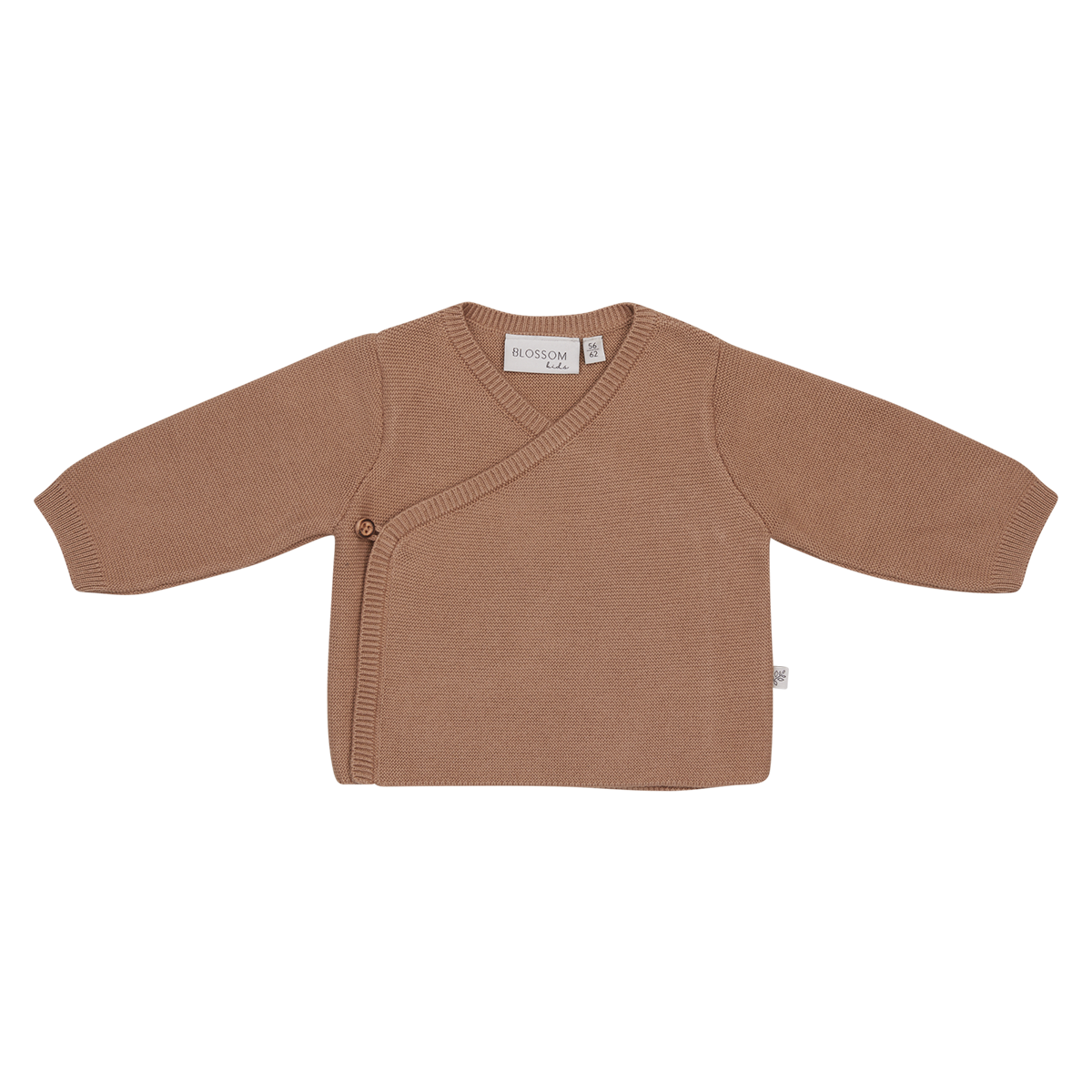 Organic Baby Cardigan - Latte