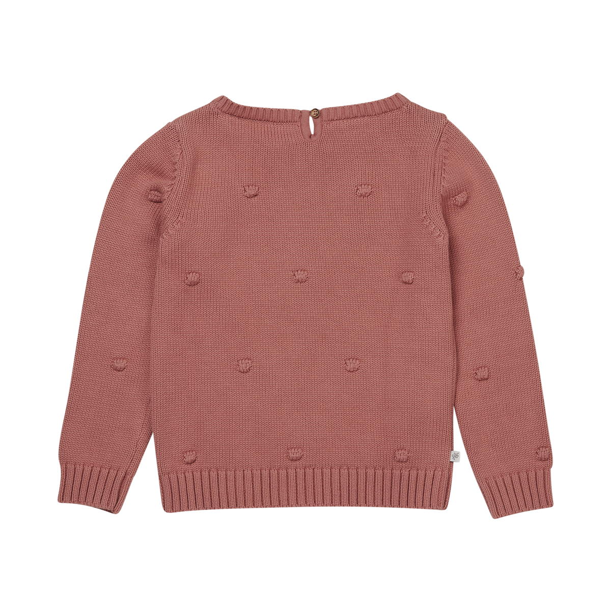 Knitted Sweater - Rose Dots
