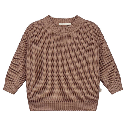 Organic Knit Sweater - Dust