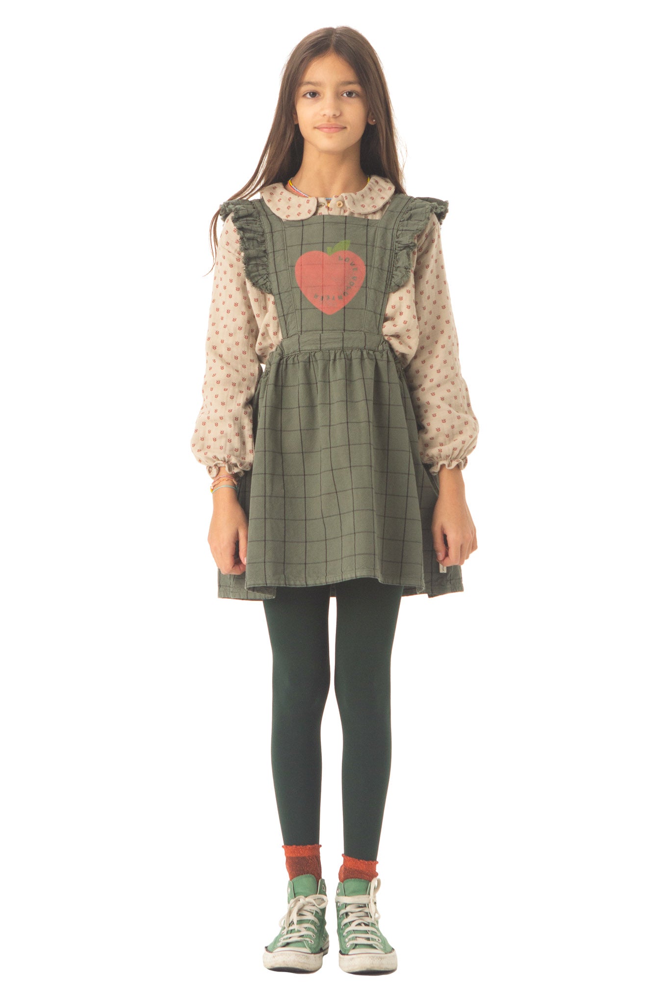 Piupiuchick - Träger-Kleid - Apple Heart