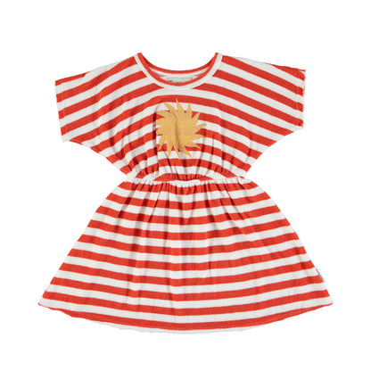 Piupiuchick - terry cloth dress - stripes